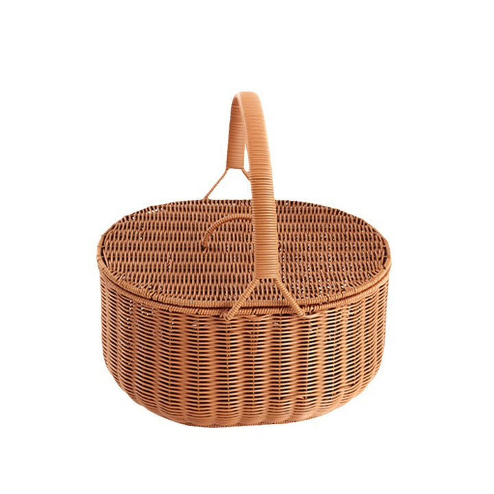 Stylish Woven Storage Basket with Lid Kalsten