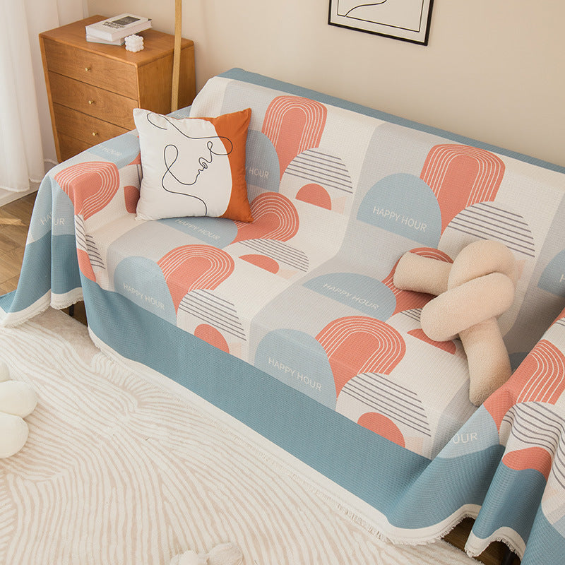 Premium Textured Sofa Throw Cover