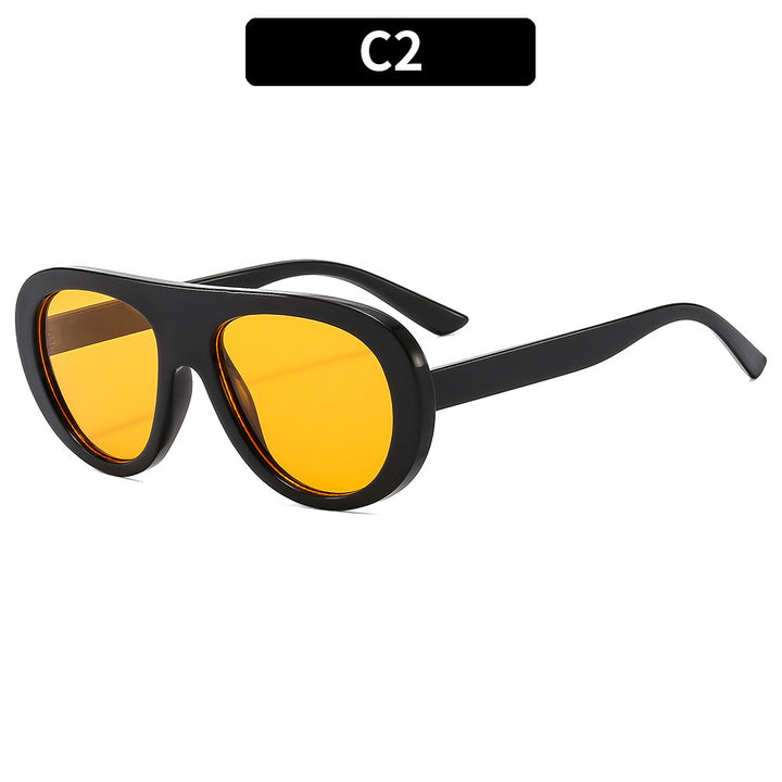 Bold Oversized Shield Sunglasses