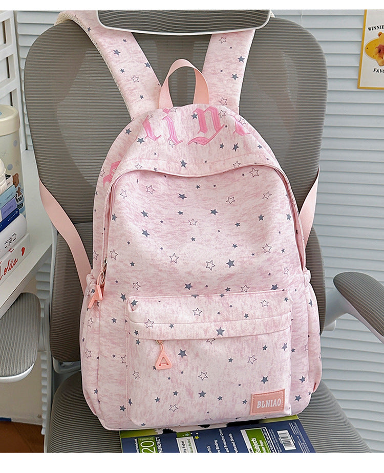 Star Print Fashion Backpack Kalsten
