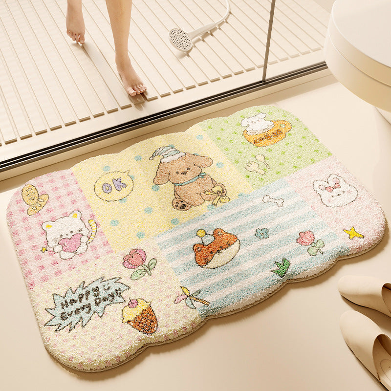 Fun Animal-Themed Bathroom Mat