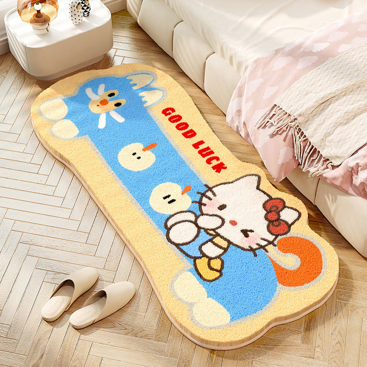Playful Cartoon Character Bath Rug