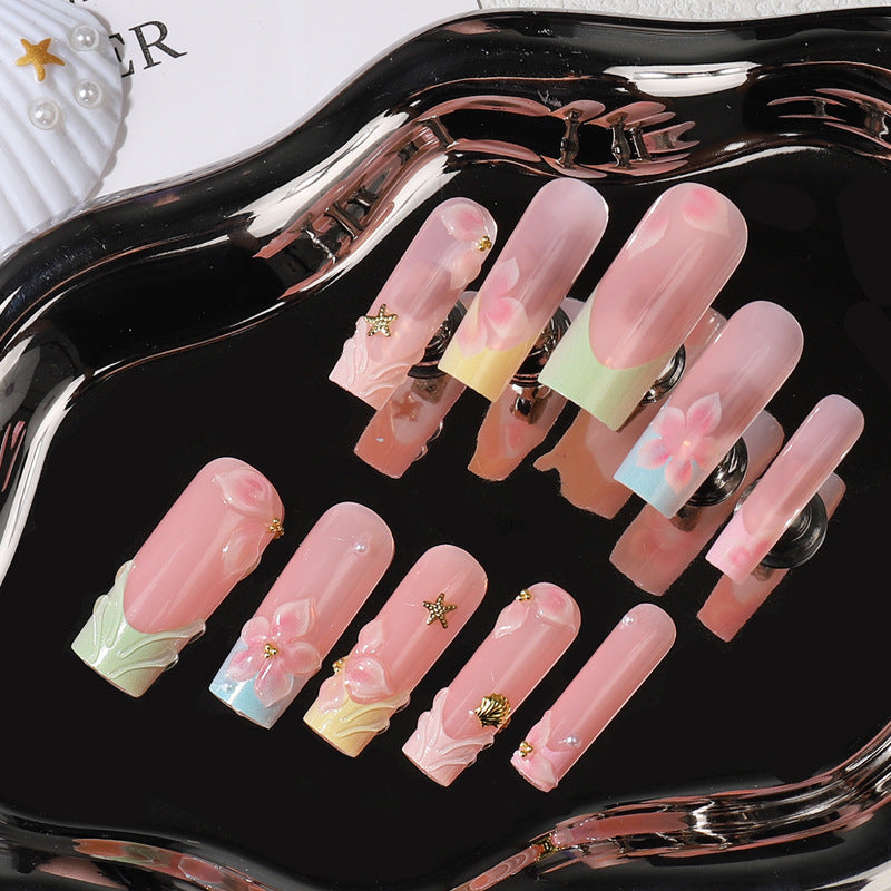 Floral Artisan Press-On Nail Set Kalsten
