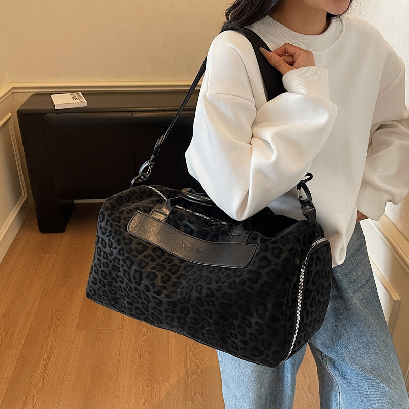 Chic Animal Print Travel Duffle Bag Kalsten