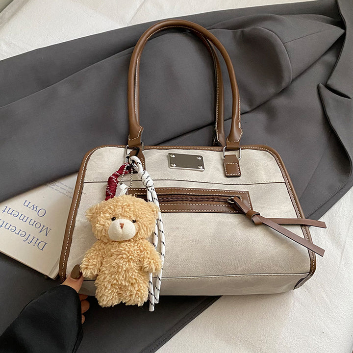 Cute Plush Teddy Bear Charm Handbag