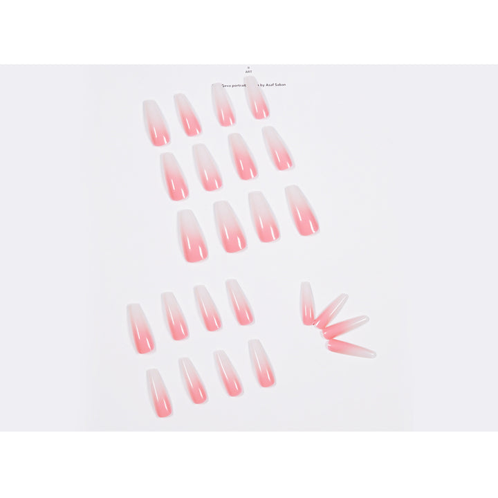 Nail set with stylish ombre design Kalsten
