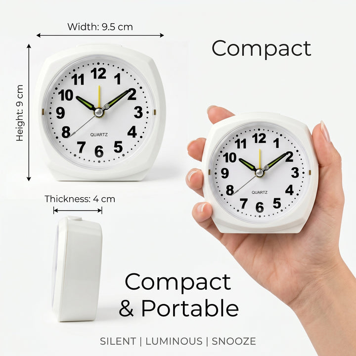 Analog alarm clock with night light and snooze function Kalsten