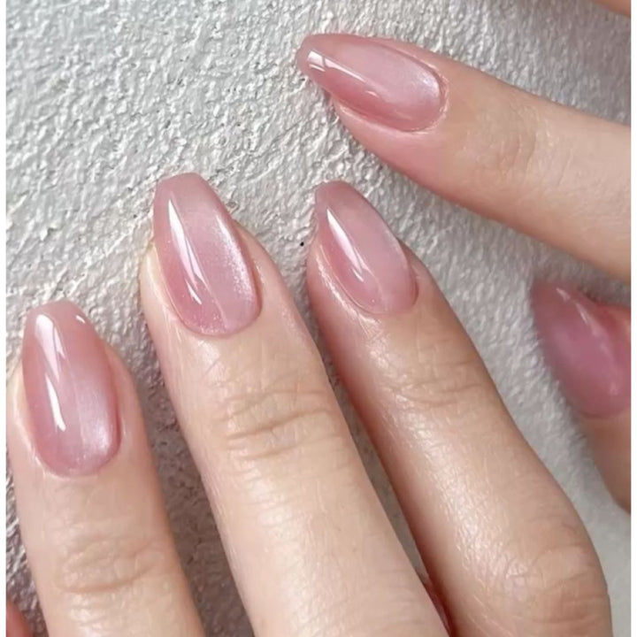 Elegant Artificial Nails with High Gloss Finish Kalsten
