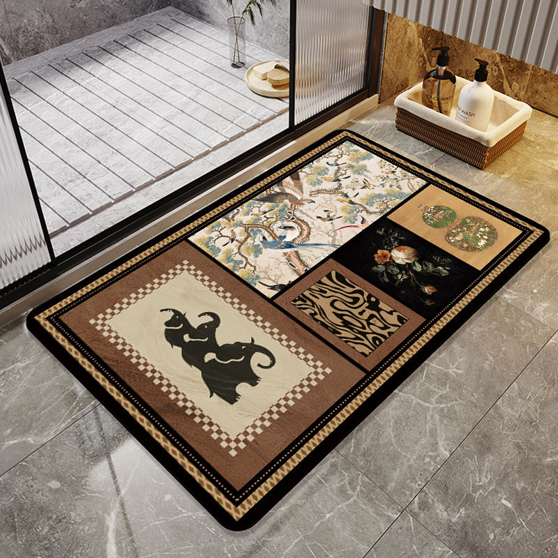 Artistic Multicolored Area Rug Kalsten