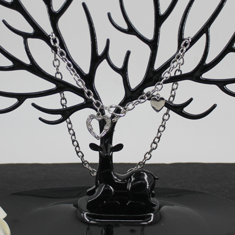 Stylish Heart-Linked Chain Necklace Kalsten