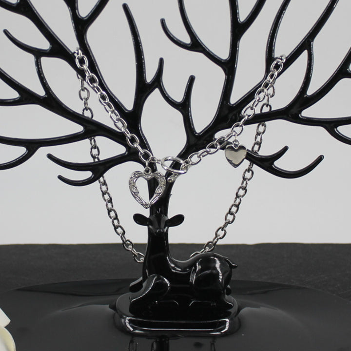 Stylish Heart-Linked Chain Necklace Kalsten