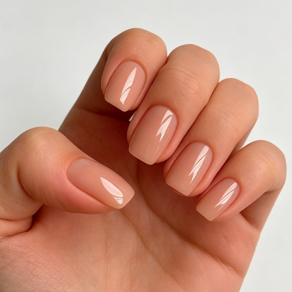 Classic Square-Shaped Press-On Nails