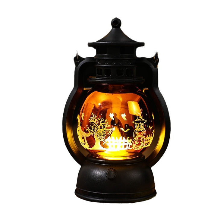 Nostalgic Lantern with Christmas Scenes Kalsten
