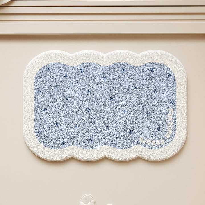 Soft Textured Decorative Bathroom Mat Kalsten