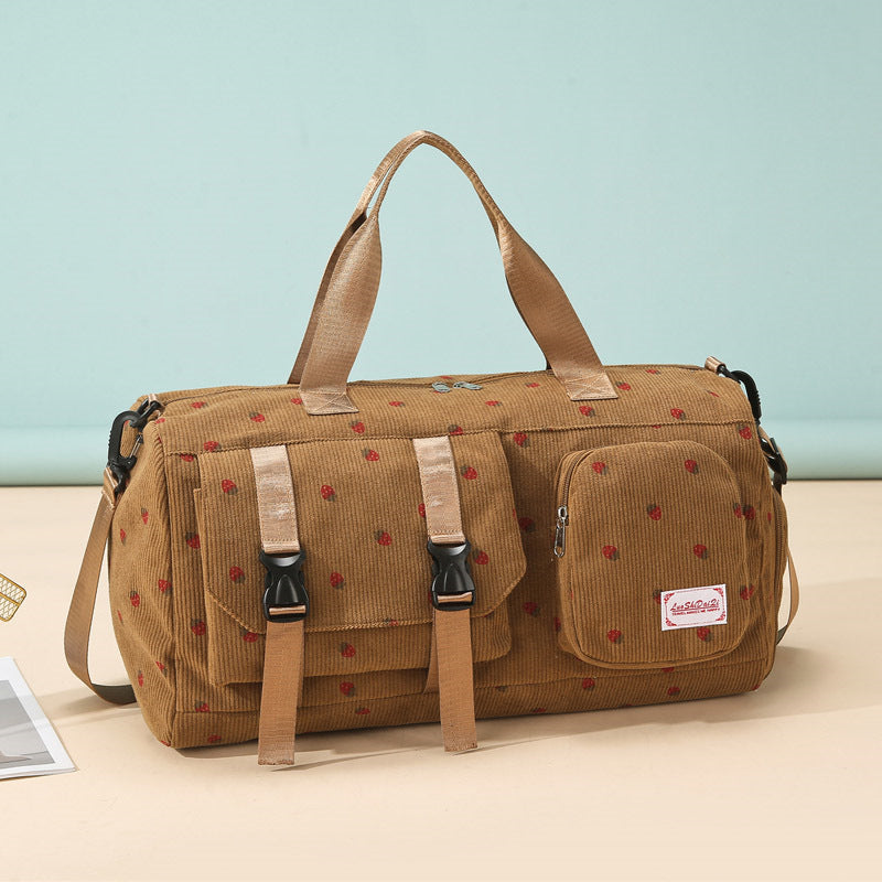 Fashionable Floral Print Weekend Duffel Bag Kalsten
