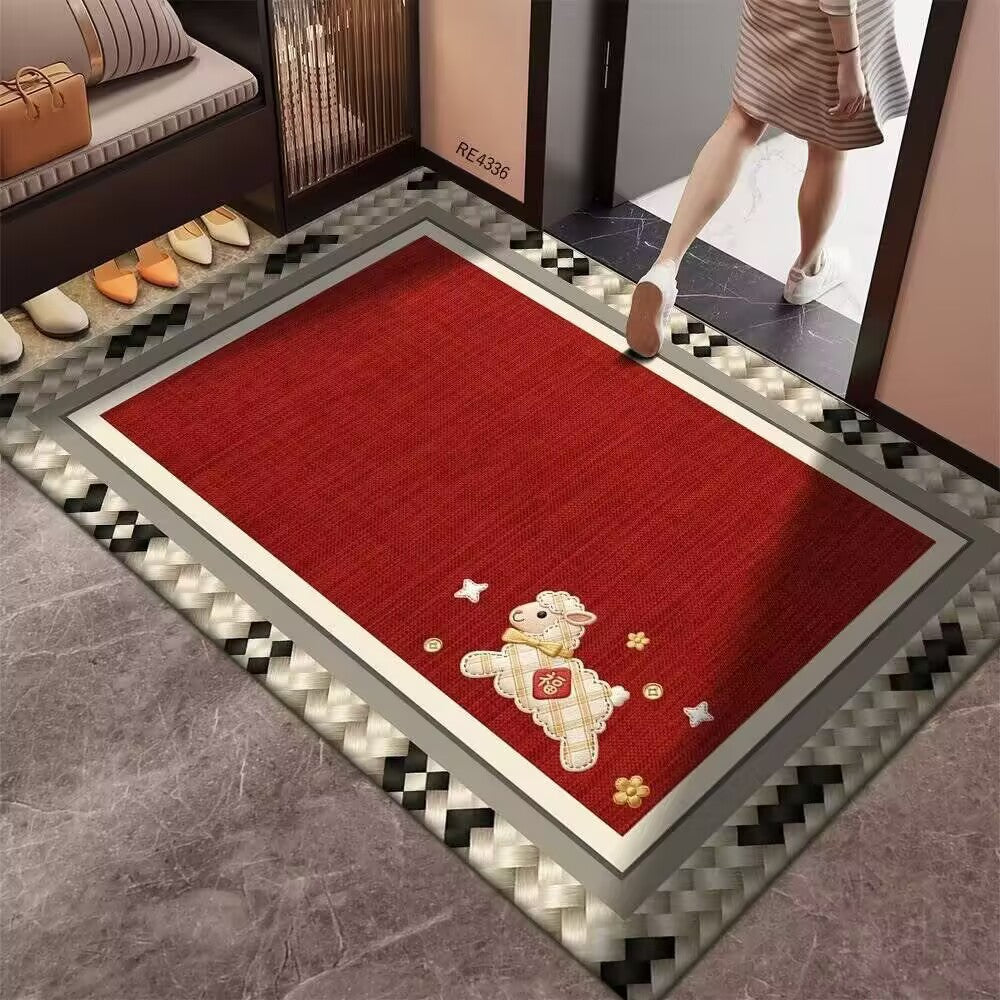 Cute Cartoon Animal Themed Area Rug