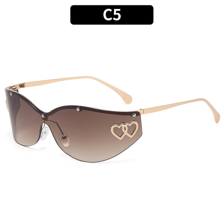 Chic Fashion Shield Sunglasses