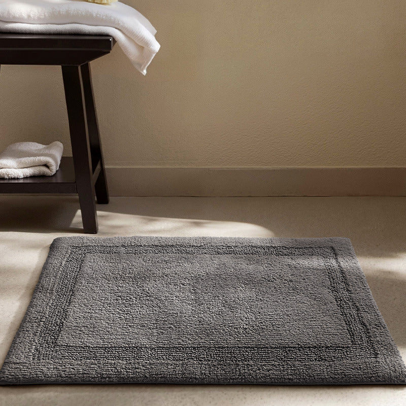 Soft Textured Round Bath Mat Kalsten