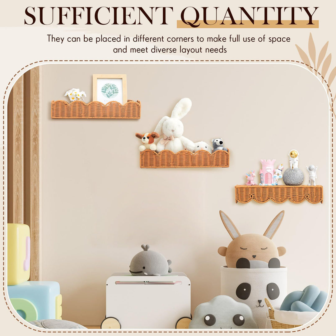 Rattan Wall Shelf Kalsten