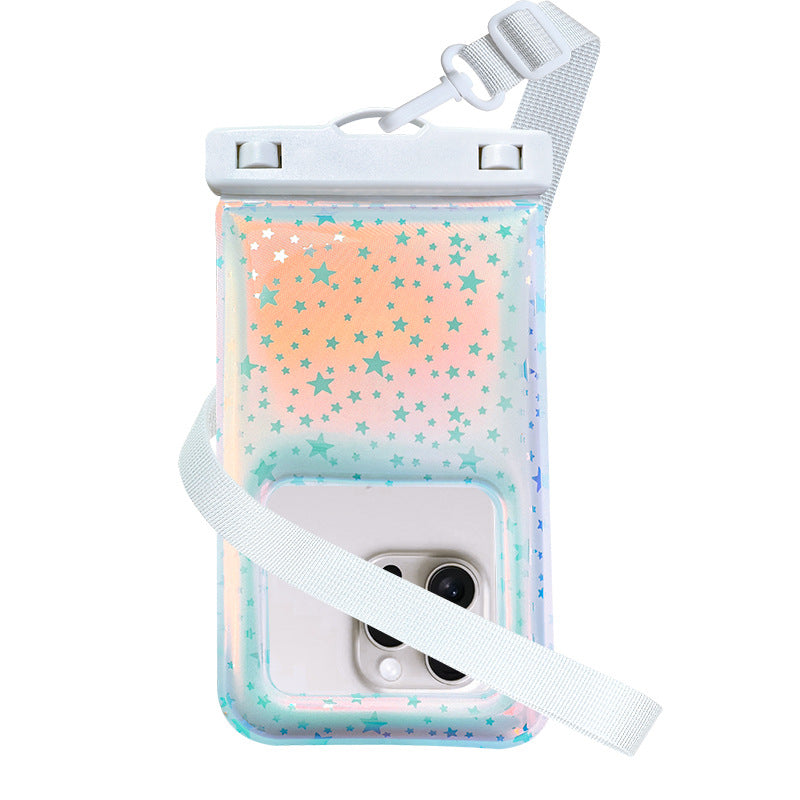 Waterproof smartphone case with stylish star design and adjustable shoulder strap Kalsten