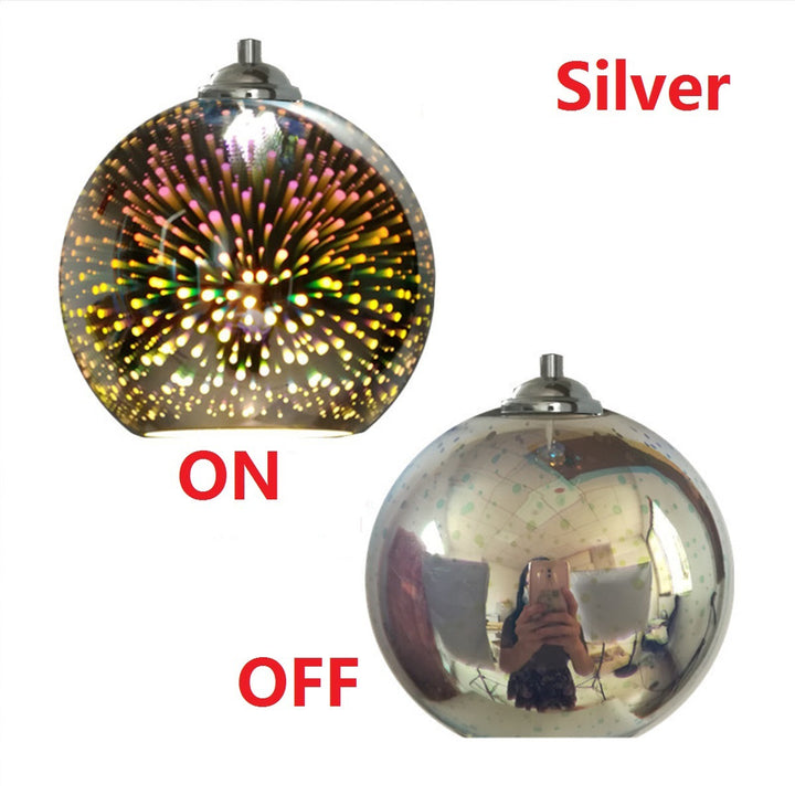 Decorative Sparkling Glass Pendant Light