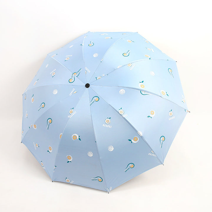 Ladies folding umbrella with cheerful motifs Kalsten