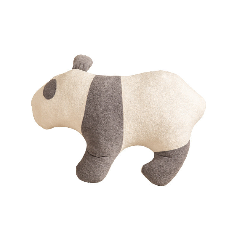Dolphin-shaped comfort cuddle pillow made of soft plush with ergonomic contour Kalsten