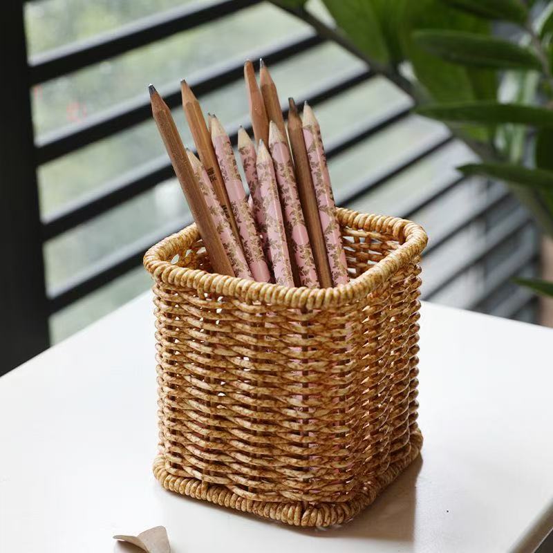 Handwoven Decorative Storage Bin Kalsten