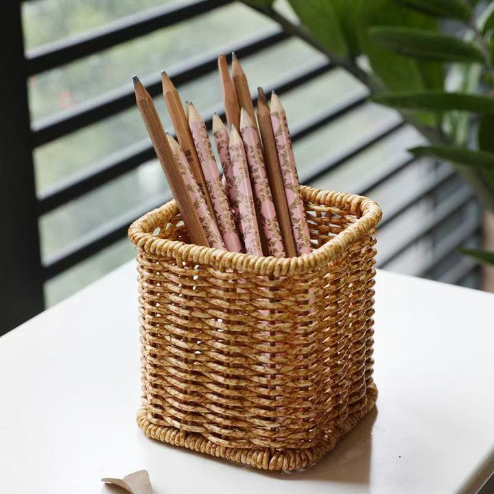 Handwoven Decorative Storage Bin Kalsten