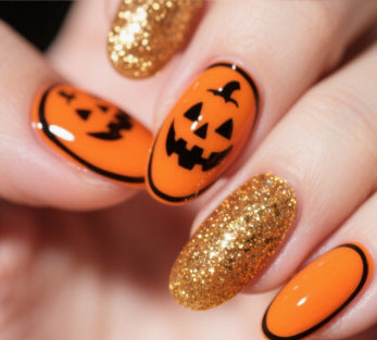 Festive Halloween Nail Art Enhancements Kalsten