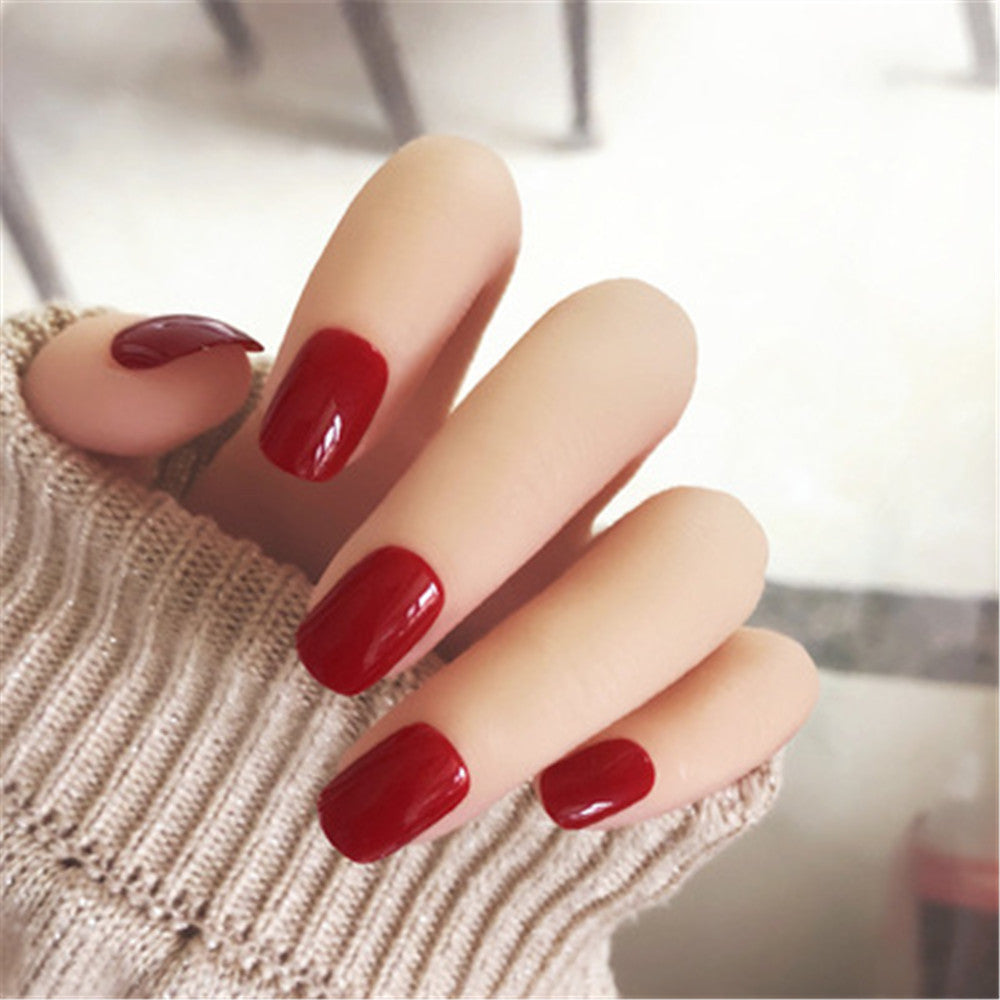 Classic Red Press-On Nail Set