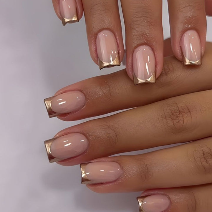 Classic French Tip Nail Enhancements Kalsten