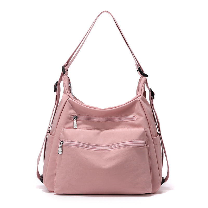 Multi-Zippered Casual Shoulder Bag Kalsten