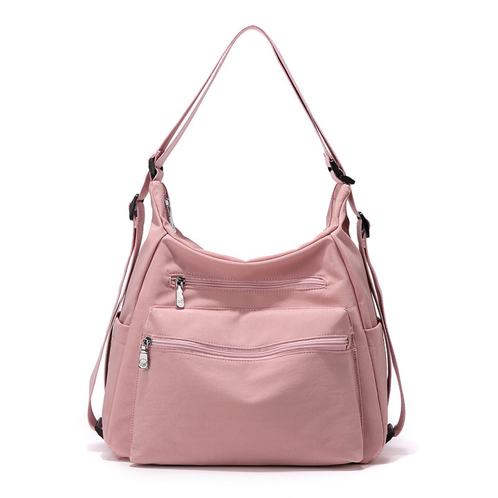 Multi-Zippered Casual Shoulder Bag Kalsten