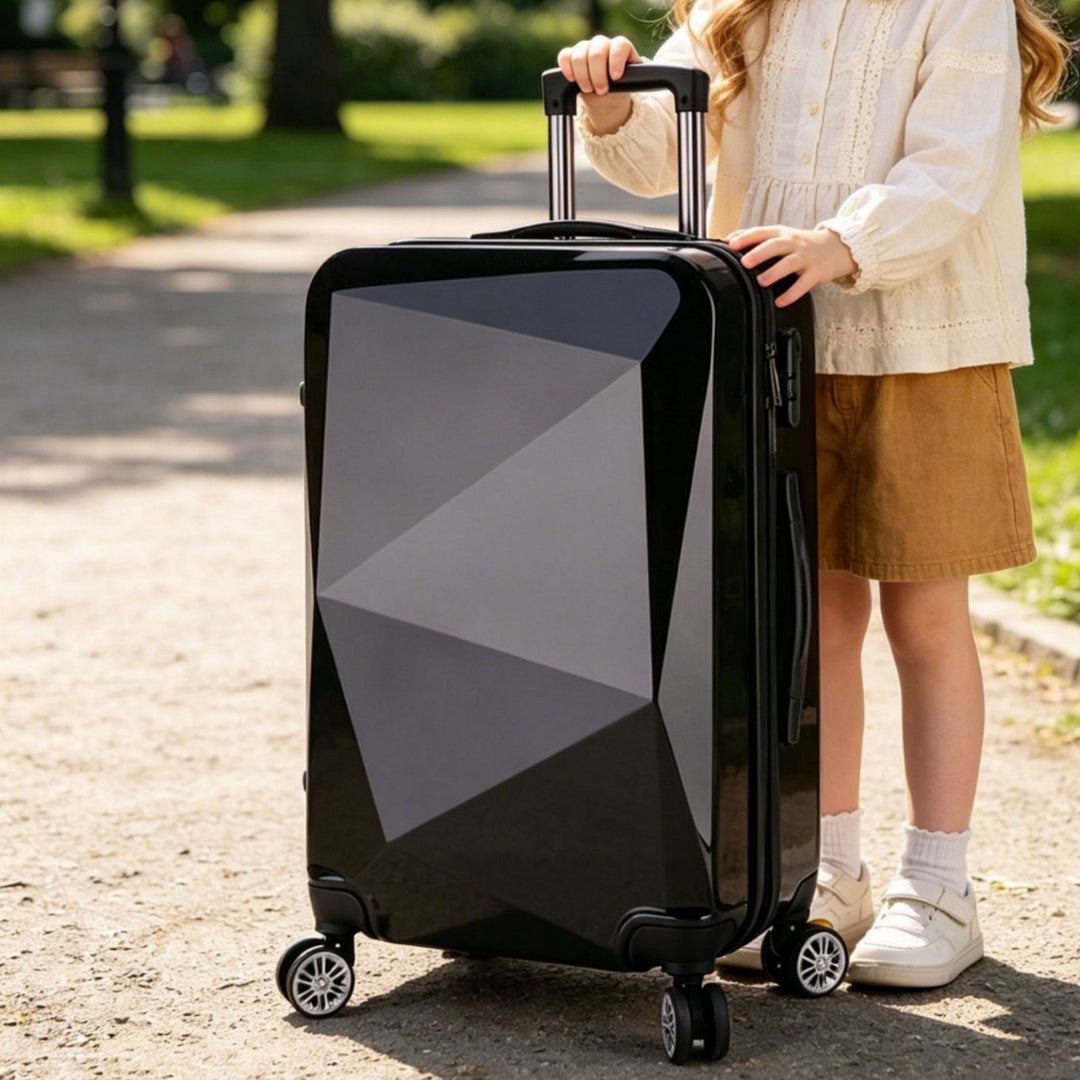 Unisex Lightweight Textured Hard Shell Wheeled Luggage Kalsten