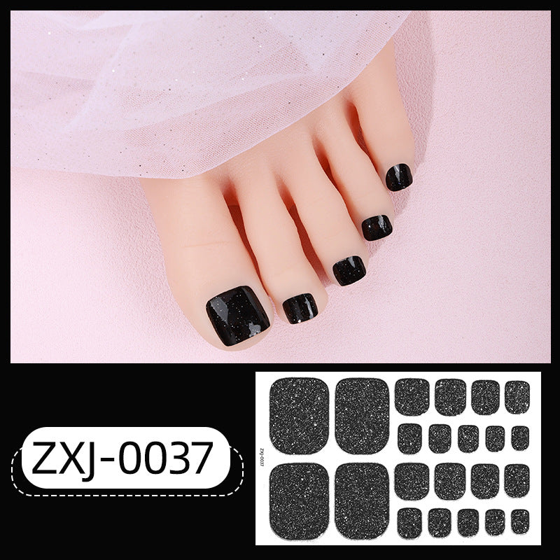 Premium Glitter Toenail Wraps