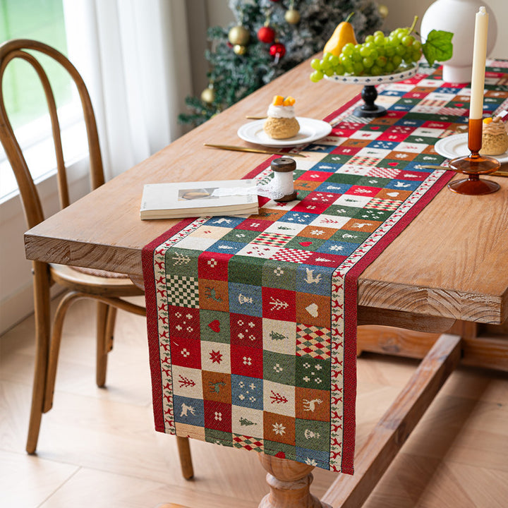 Festive Christmas Themed Table Runner