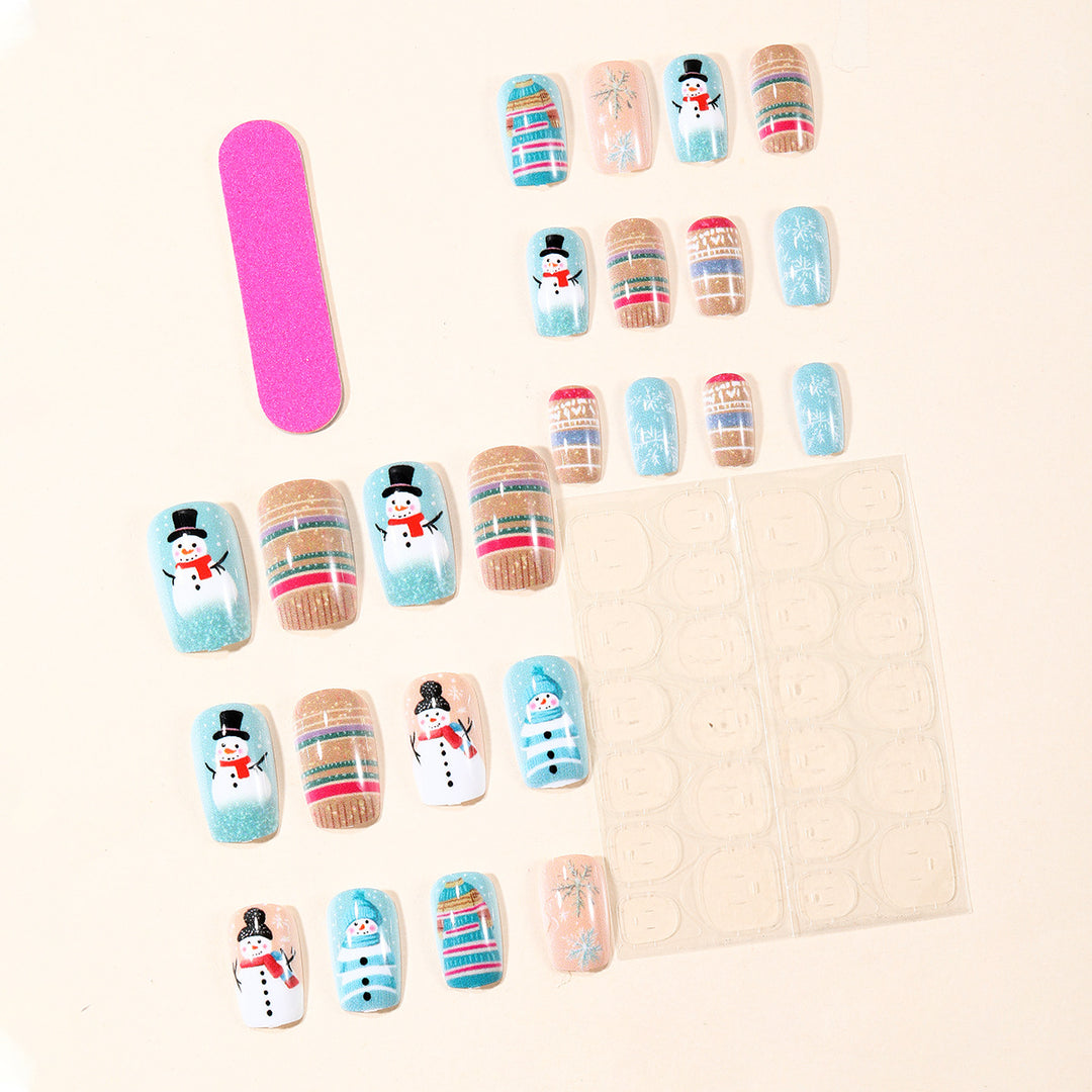 Festive Winter-Themed Nail Art Extensions Kalsten 1789713348