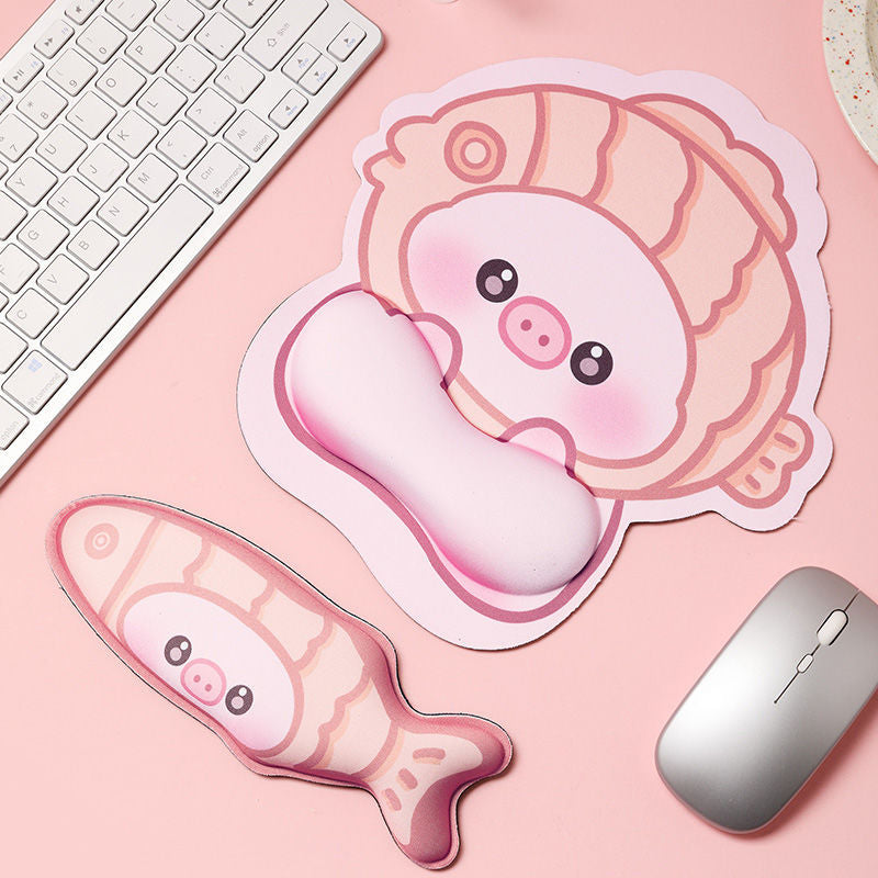 Cute Cartoon-Themed Mouse Wrist Rest Pad