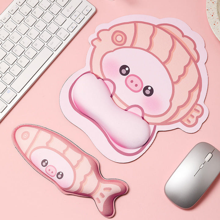 Cute Cartoon-Themed Mouse Wrist Rest Pad