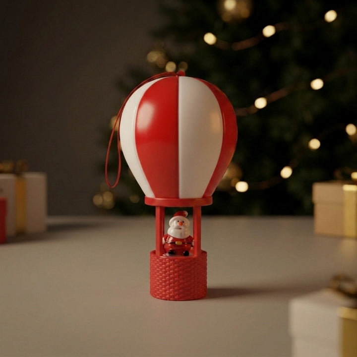 Santa Claus decoration figure in hot air balloon Kalsten