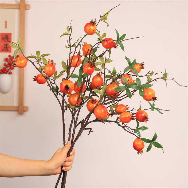 Decorative Pomegranate Branch Arrangement
