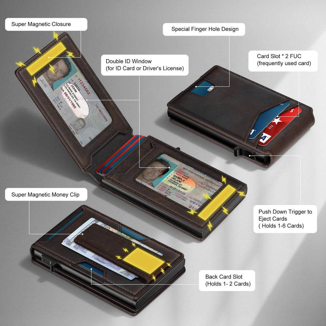 Smart RFID-Blocking Minimalist Wallet Kalsten
