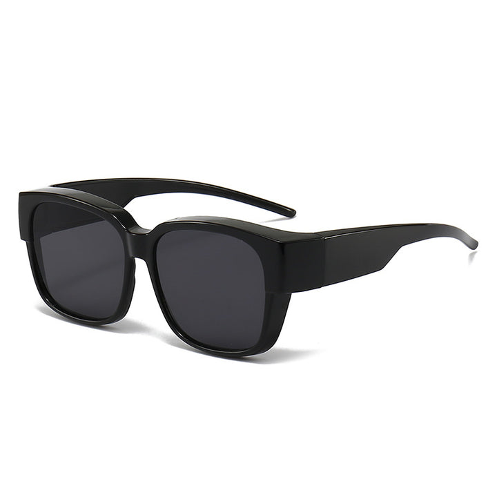 Women's stylish rectangular sunglasses with yellow lenses Kalsten