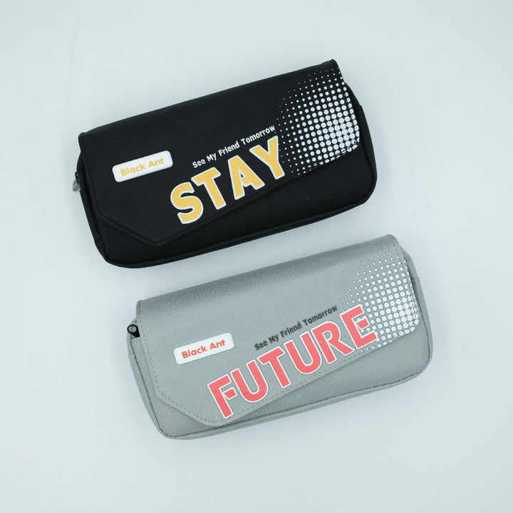 Creative Graphic Zippered Pencil Case