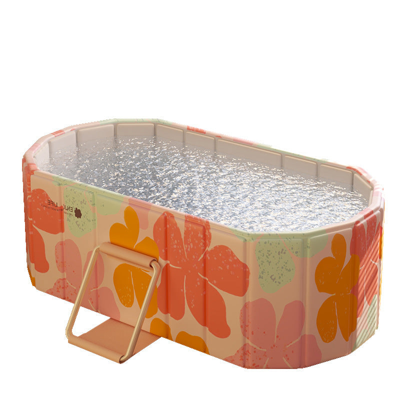 Women's Inflatable Children's Pool with Colorful Flower Pattern Kalsten