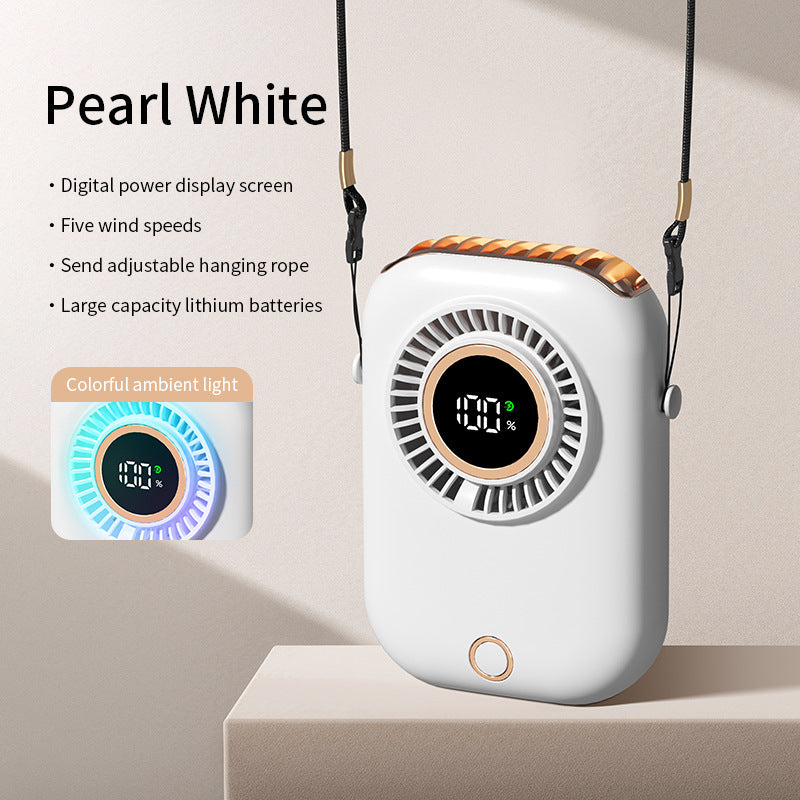 Unisex Portable Digital Hanging Fan Kalsten