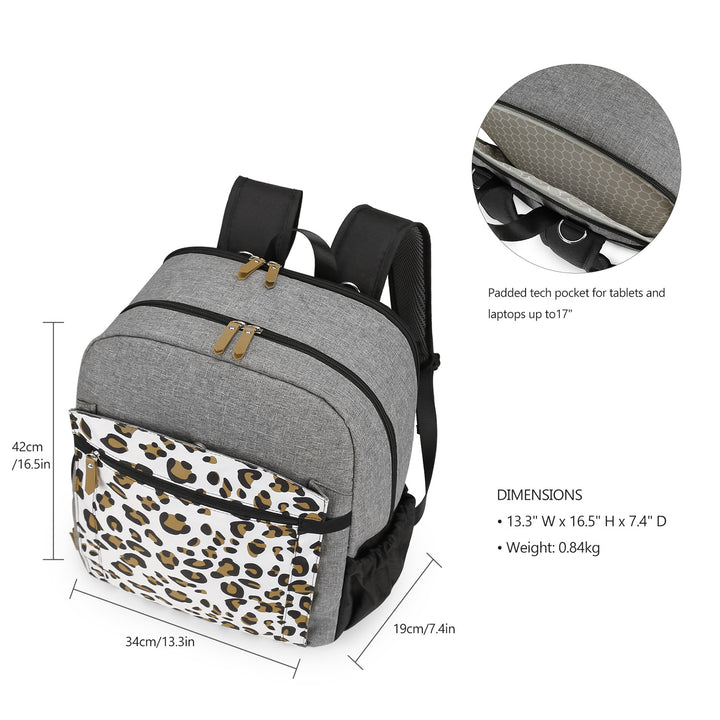 Backpack with Modern Animal Pattern Kalsten