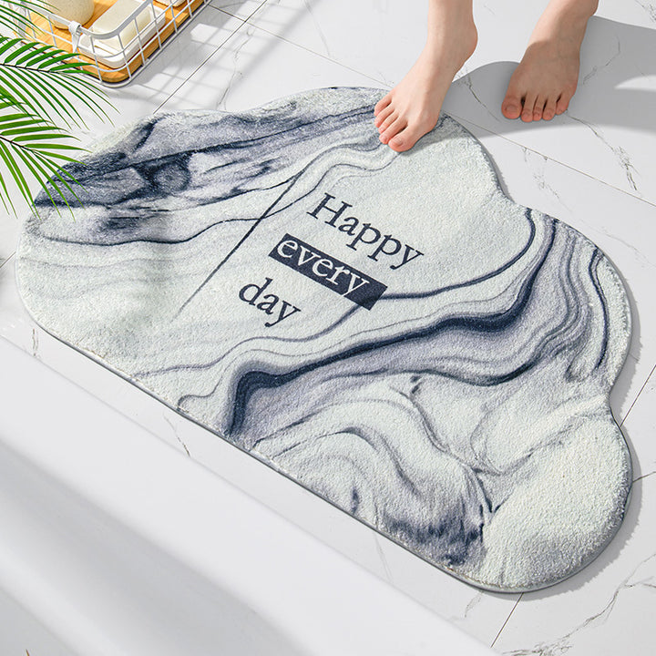 Plush Cloud Shaped Bath Mat Kalsten