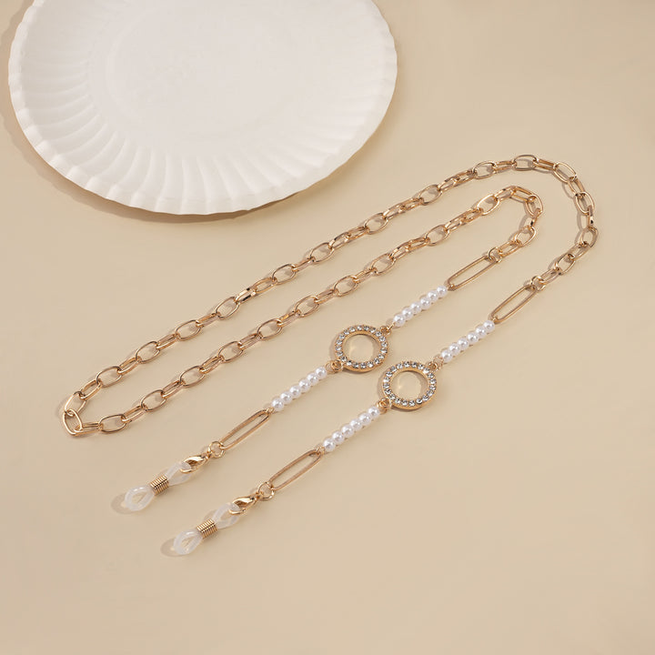 Decorative Pearl-Linked Eyewear Chain Kalsten
